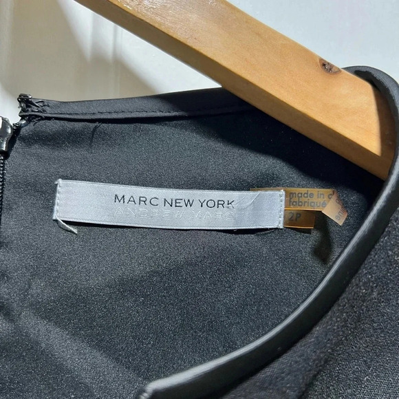 ANDREW MARC PETITE Black Dress Size2P - Picture 5 of 9